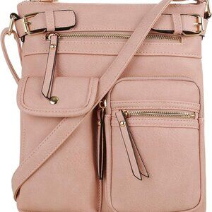 Katie Lightweight Medium Crossbody Bag Shoulder Bag with Multi Pocket for Women